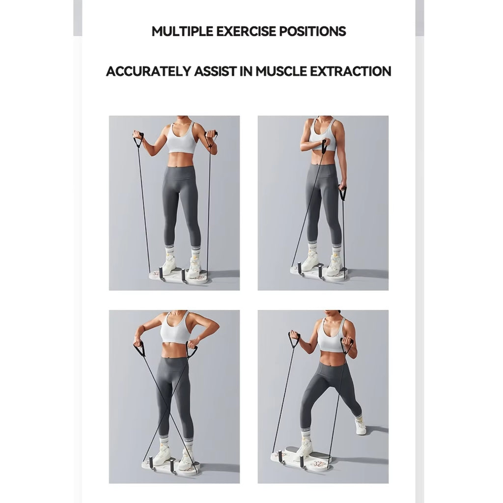 1Pc Fitness Push-Up Board with Timer - Professional Muscle Exercise Equipment for Home Workouts